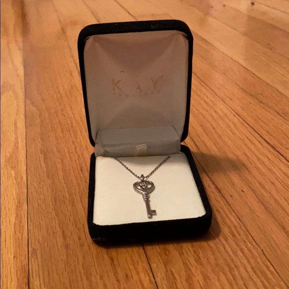 Kay Jewelers Heart Key Necklace